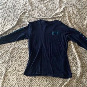 Navy blue quick silver long sleeve tee